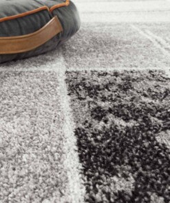 Tapis carreaux - City Chic gris - close up, thumbnail Tapis carreaux - City Chic gris - close up, thumbnail