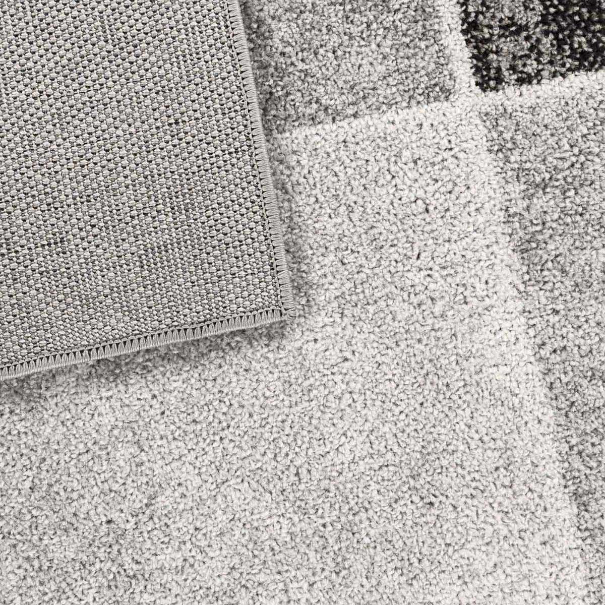 Tapis carreaux - City Chic gris - close up Tapis carreaux - City Chic gris - close up