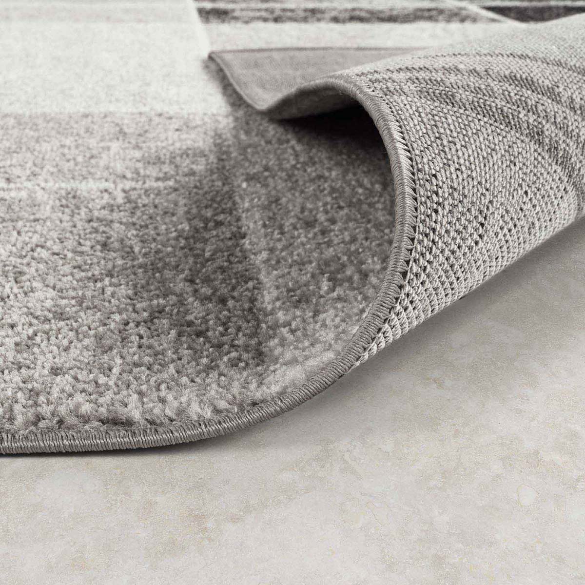 Tapis carreaux - City Chic gris - close up Tapis carreaux - City Chic gris - close up