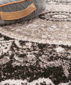 Tapis moderne - City Chic No.1 marron - close up, thumbnail