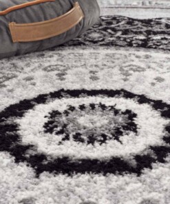Tapis moderne - City Chic No.1 gris - close up, thumbnail