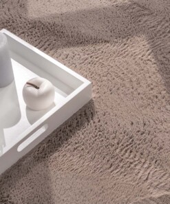 Tapis poil ras - Svea taupe - close up, thumbnail Tapis poil ras - Svea taupe - close up, thumbnail