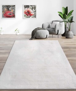 Tapis poil ras​ - Svea blanc - sfeer