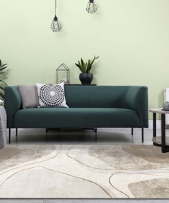 Tapis poil ras​ - Calm Waves beige - sfeer