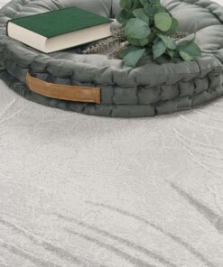 Tapis poil ras - Tropical Palms gris - close up, thumbnail Tapis poil ras - Tropical Palms gris - close up, thumbnail