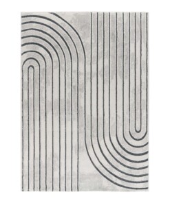 Tapis poil ras​ - Linnea crème/gris - overzicht