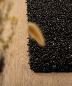 Tapis Carré poils longs Shaggy Trend - gris anthracite - close up, thumbnail Tapis Carré poils longs Shaggy Trend - gris anthracite - close up, thumbnail