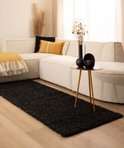 Tapis de couloir poils longs Shaggy Trend - gris anthracite - sfeer