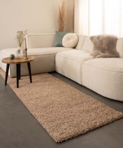 Tapis de couloir poils longs Shaggy Trend - beige - sfeer, thumbnail