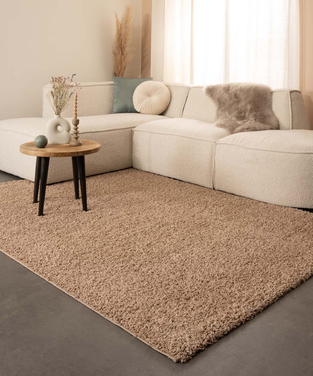 Tapis poils longs Shaggy Trend - beige - sfeer Tapis poils longs Shaggy Trend - beige - sfeer