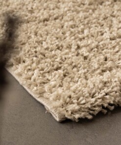 Tapis Carré poils longs Shaggy Trend - Champagne - close up, thumbnail Tapis Carré poils longs Shaggy Trend - Champagne - close up, thumbnail