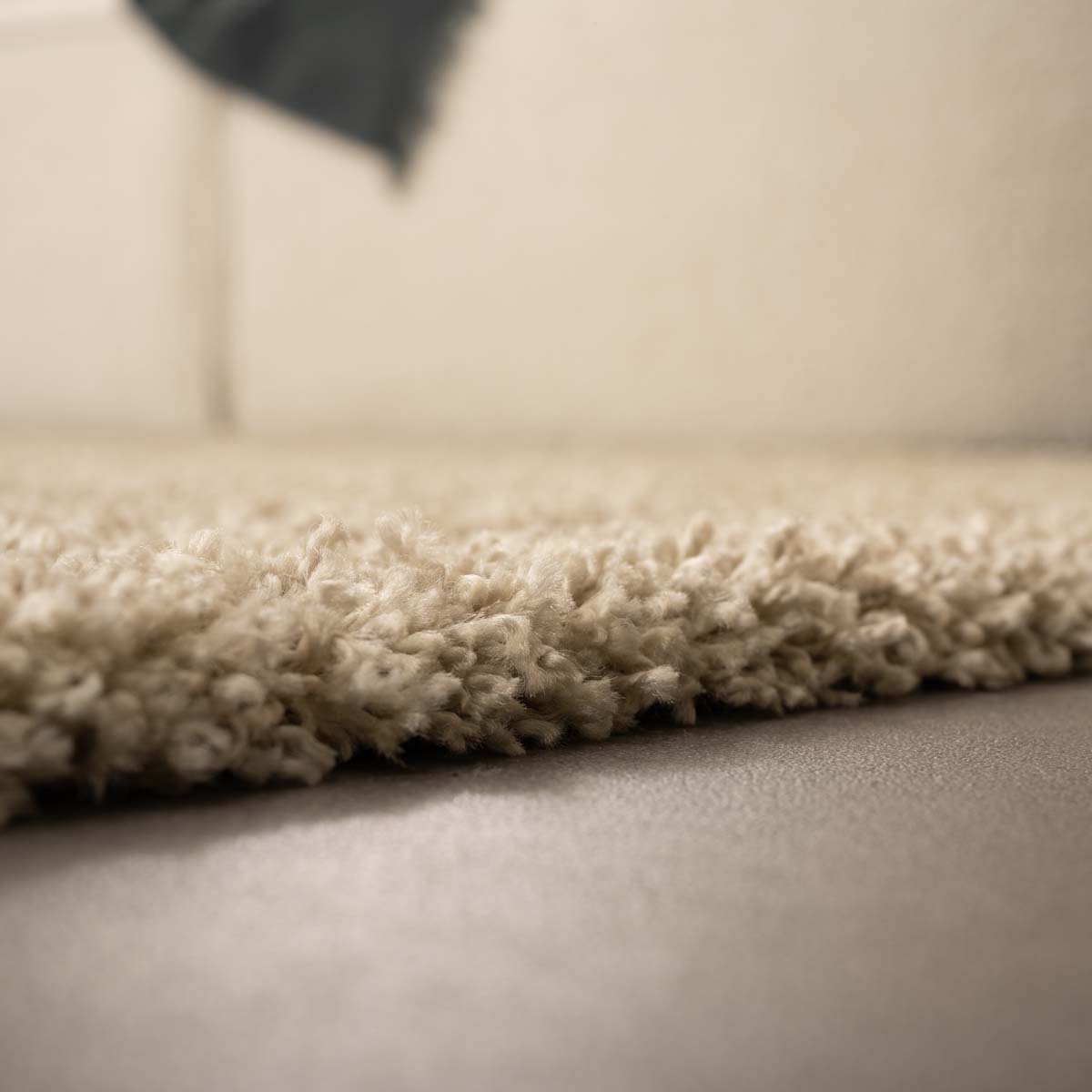 Tapis de couloir poils longs Shaggy Trend - Champagne - close up Tapis de couloir poils longs Shaggy Trend - Champagne - close up
