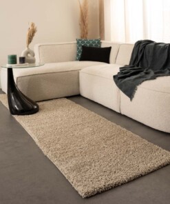Tapis de couloir poils longs Shaggy Trend - Champagne - sfeer, thumbnail