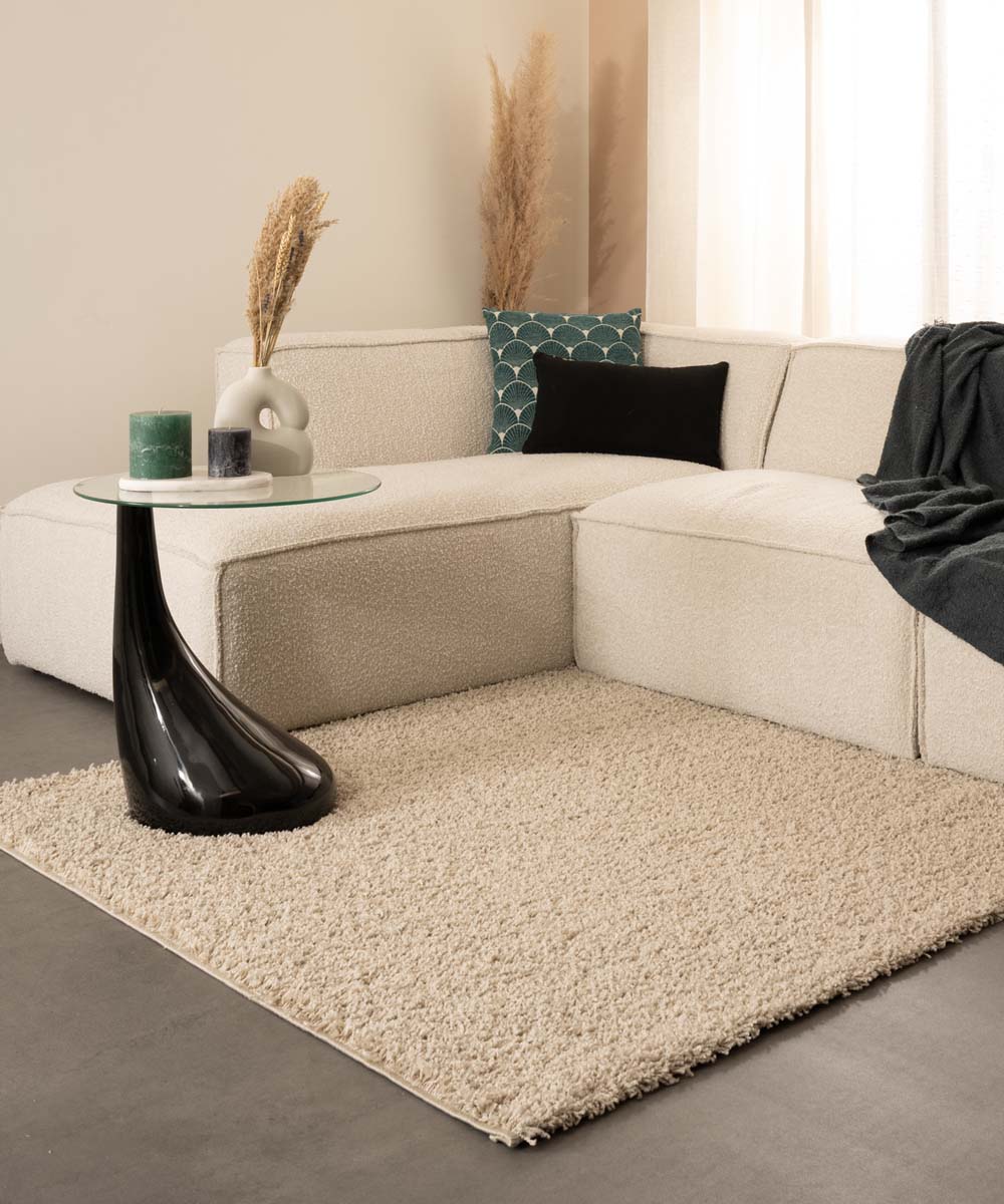 Tapis Carré poils longs Shaggy Trend - Champagne - sfeer Tapis Carré poils longs Shaggy Trend - Champagne - sfeer