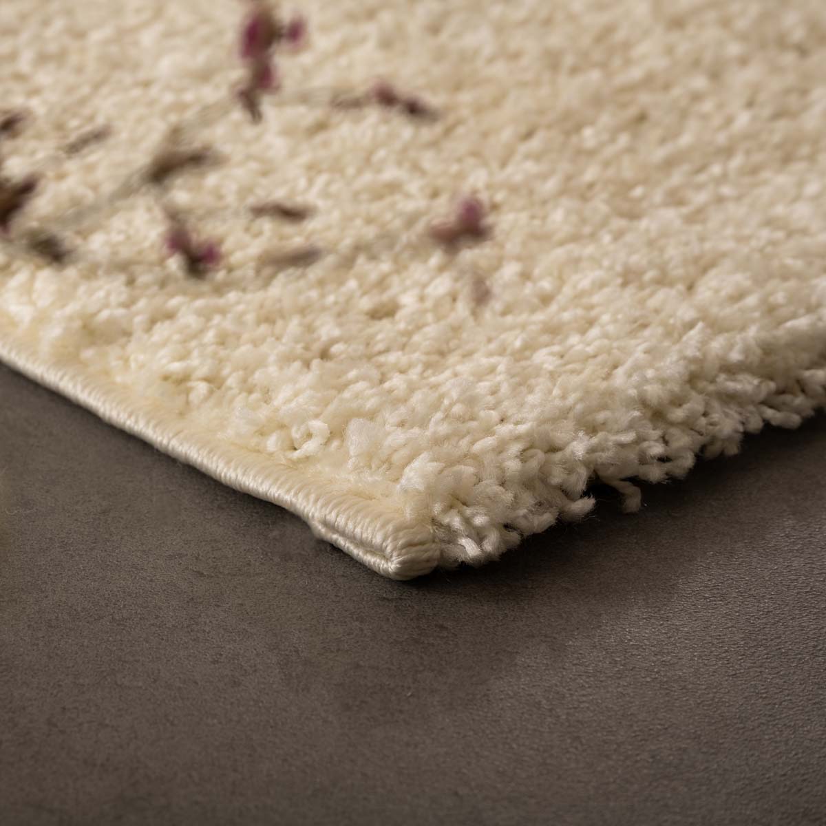 Tapis de couloir poils longs Shaggy Trend - Crème - close up Tapis de couloir poils longs Shaggy Trend - Crème - close up