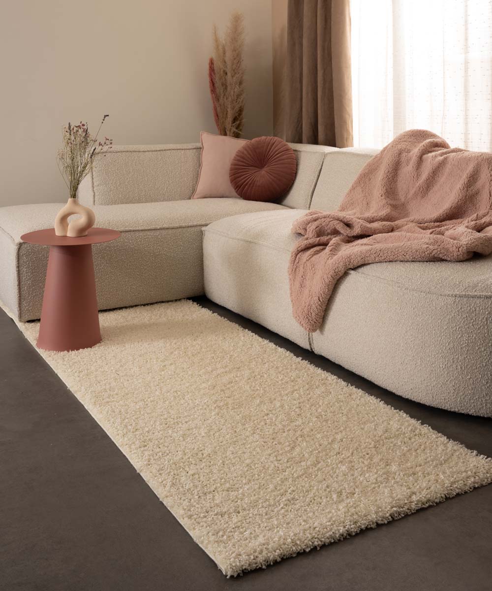 Tapis de couloir poils longs Shaggy Trend - Crème - sfeer Tapis de couloir poils longs Shaggy Trend - Crème - sfeer