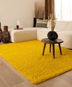 Tapis poils longs Shaggy Trend - jaune - sfeer