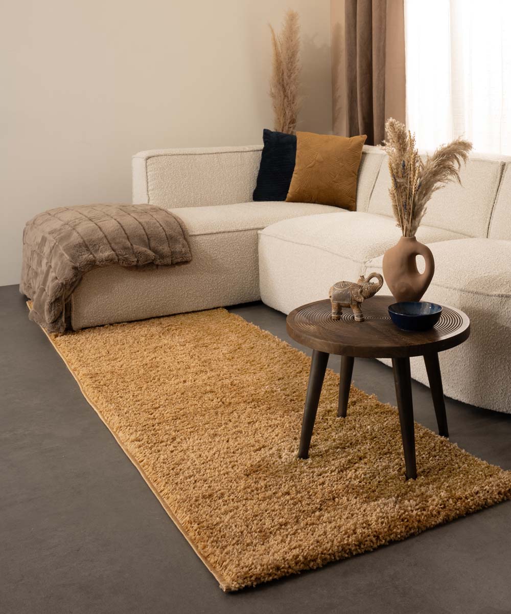 Tapis de couloir poils longs Shaggy Trend - or - sfeer Tapis de couloir poils longs Shaggy Trend - or - sfeer
