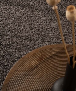 Tapis Carré poils longs Shaggy Trend - gris - close up, thumbnail Tapis Carré poils longs Shaggy Trend - gris - close up, thumbnail