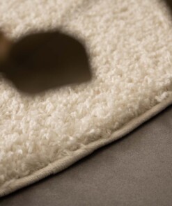 Tapis ovale poils longs - Shaggy Trend ivoire - close up, thumbnail Tapis ovale poils longs - Shaggy Trend ivoire - close up, thumbnail