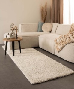 Tapis de couloir poils longs Shaggy Trend - ivoire - sfeer