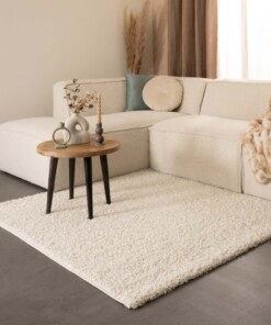 Tapis Carré poils longs Shaggy Trend - ivoire - sfeer