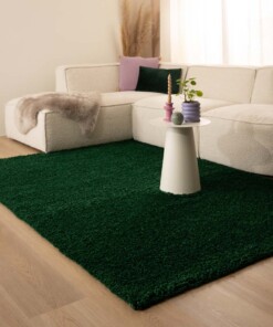 Tapis poils longs Shaggy Trend - vert émeraude - sfeer