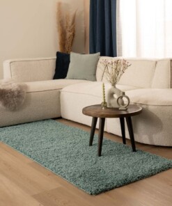 Tapis de couloir poils longs Shaggy Trend - bleu clair - sfeer, thumbnail