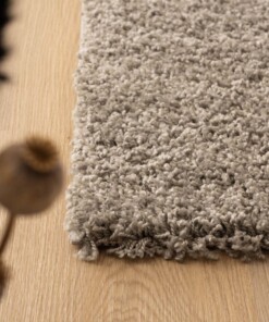 Tapis Carré poils longs Shaggy Trend - gris clair - close up, thumbnail Tapis Carré poils longs Shaggy Trend - gris clair - close up, thumbnail