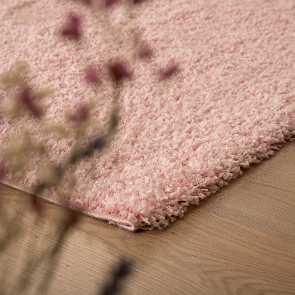 Tapis poils longs Shaggy Trend - rose clair - close up Tapis poils longs Shaggy Trend - rose clair - close up