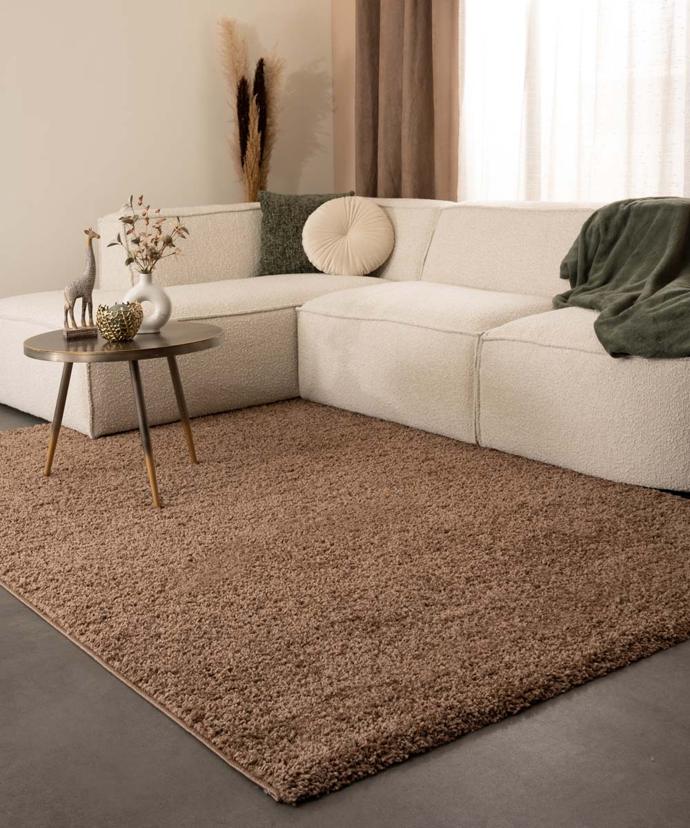 Tapis poils longs Shaggy Trend - Moka - sfeer Tapis poils longs Shaggy Trend - Moka - sfeer