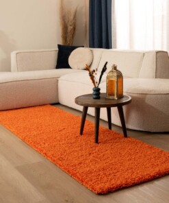 Tapis de couloir poils longs Shaggy Trend - orange - sfeer