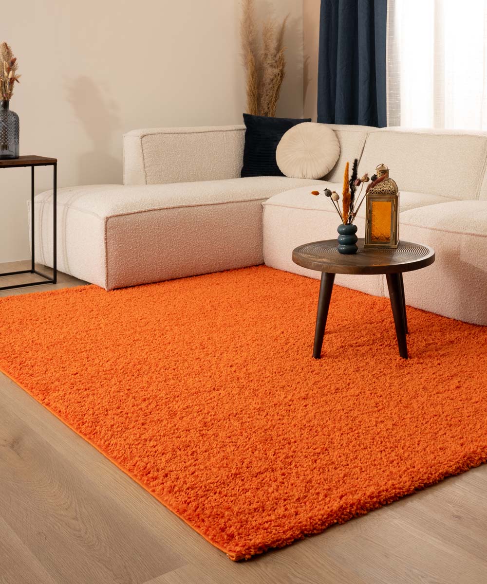 Tapis poils longs Shaggy Trend - orange - sfeer Tapis poils longs Shaggy Trend - orange - sfeer