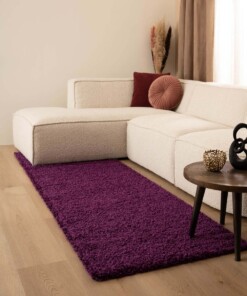 Tapis de couloir poils longs Shaggy Trend - violet - sfeer, thumbnail