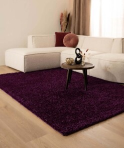 Tapis poils longs Shaggy Trend - violet - sfeer