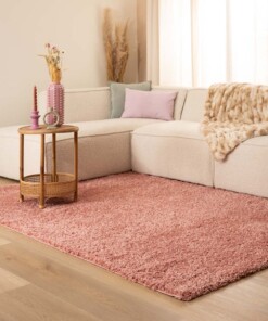 Tapis poils longs Shaggy Trend - rose - sfeer, thumbnail