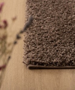 Tapis poils longs Shaggy Trend - taupe - close up, thumbnail Tapis poils longs Shaggy Trend - taupe - close up, thumbnail