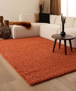 Tapis poils longs Shaggy Trend - terracota - sfeer Tapis poils longs Shaggy Trend - terracota - sfeer