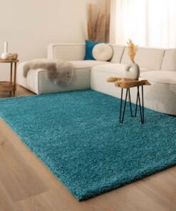 Tapis poils longs Shaggy Trend - turquoise - sfeer, thumbnail