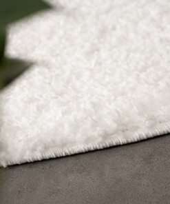 Tapis rond poils longs Shaggy Trend - blanc - close up, thumbnail Tapis rond poils longs Shaggy Trend - blanc - close up, thumbnail