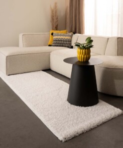 Tapis de couloir poils longs Shaggy Trend - blanc - sfeer