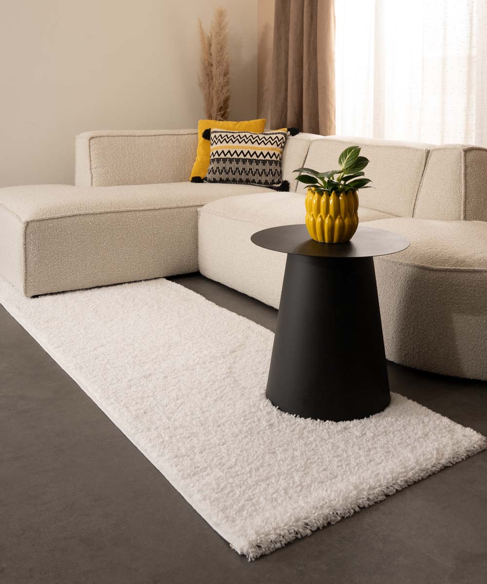 Tapis de couloir poils longs Shaggy Trend - blanc - sfeer Tapis de couloir poils longs Shaggy Trend - blanc - sfeer