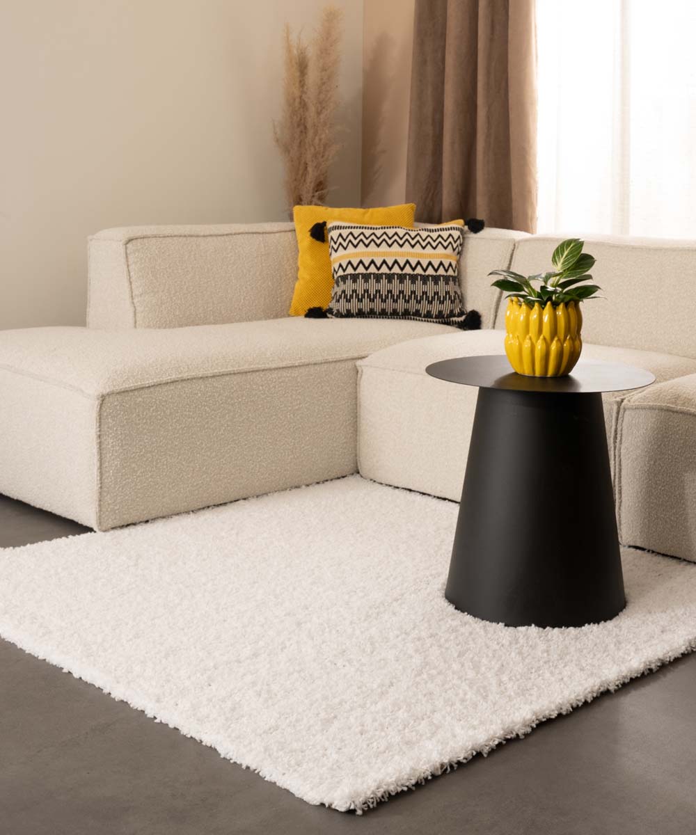 Tapis Carré poils longs Shaggy Trend - blanc - sfeer Tapis Carré poils longs Shaggy Trend - blanc - sfeer