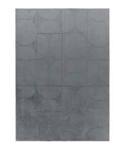 Tapis doux - Emily Circles anthracite - overzicht