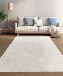 Tapis doux - Emily Circles crème - sfeer