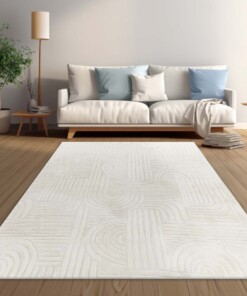 Tapis doux - Emily Geometric crème - sfeer