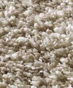 Tapis rond poils longs - Shaggy Prime blanc/beige - close up, thumbnail Tapis rond poils longs - Shaggy Prime blanc/beige - close up, thumbnail