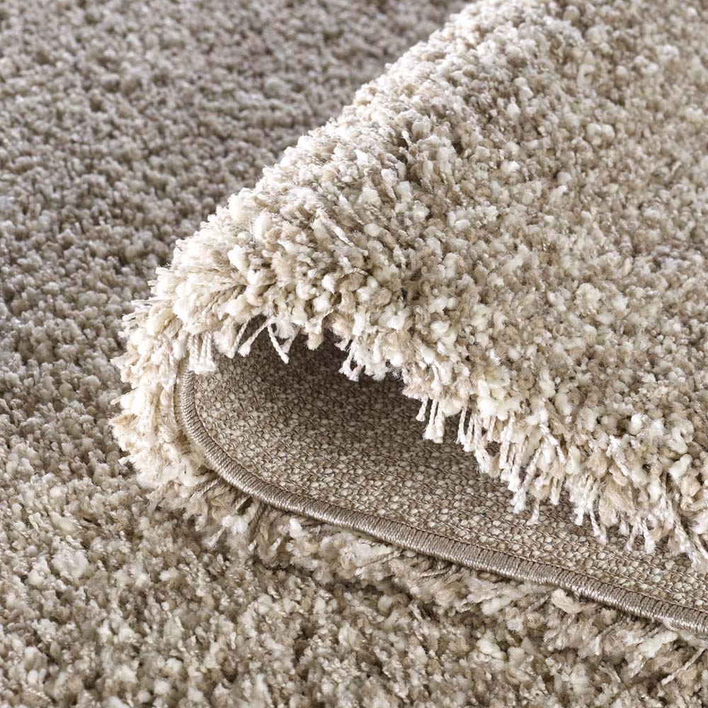 Tapis de couloir poils longs - Shaggy Prime blanc/beige - close up Tapis de couloir poils longs - Shaggy Prime blanc/beige - close up