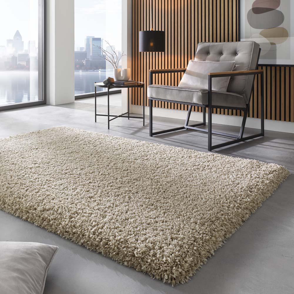 Tapis de couloir poils longs - Shaggy Prime blanc/beige - sfeer Tapis de couloir poils longs - Shaggy Prime blanc/beige - sfeer