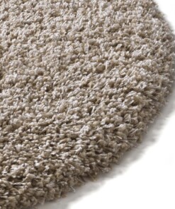 Tapis rond poils longs - Shaggy Prime beige - close up, thumbnail Tapis rond poils longs - Shaggy Prime beige - close up, thumbnail